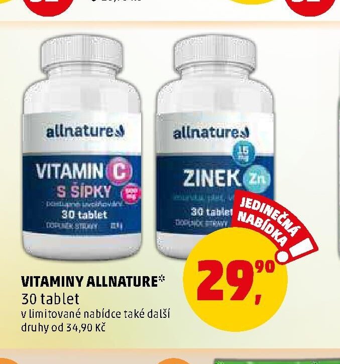 VITAMINY ALLNATURE 30 tablet