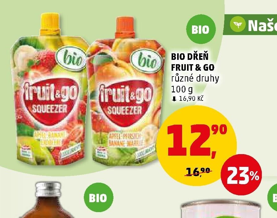 BIO DŘEŇ FRUIT & GO různé druhy