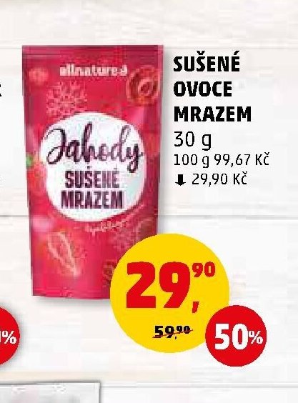 SUŠENÉ OVOCE MRAZEM
