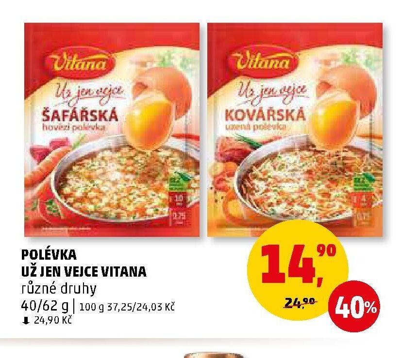 POLÉVKA UŽ JEN VEJCE VITANA