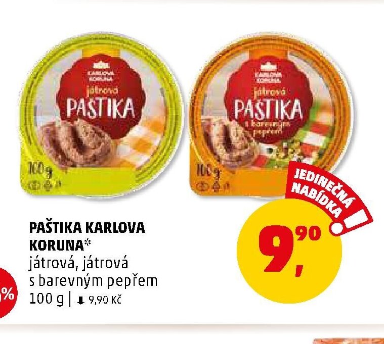 PAŠTIKA KARLOVA KORUNA