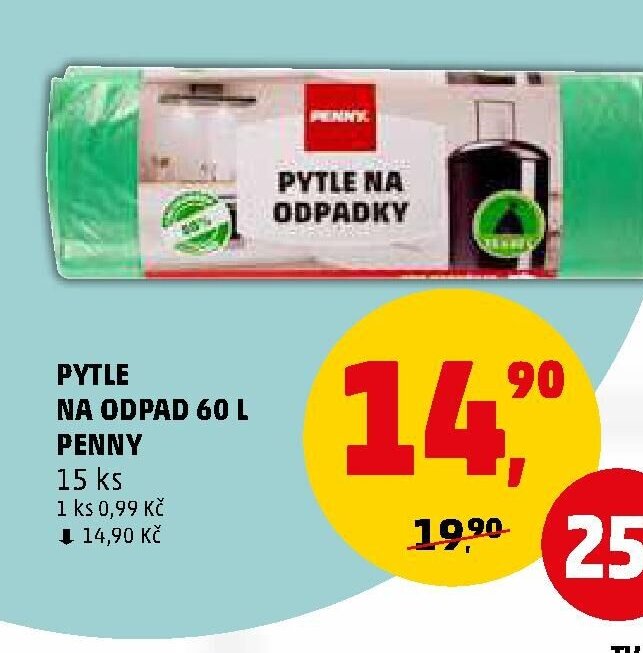 PYTLE NA ODPAD 60 L PENNY