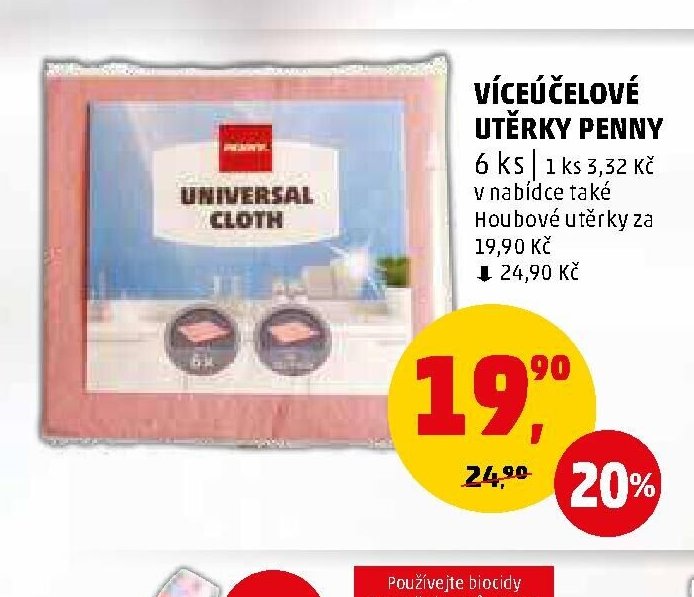 VÍCEÚČELOVÉ UTĚRKY PENNY