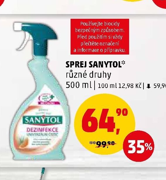 SPREJ SANYTOL