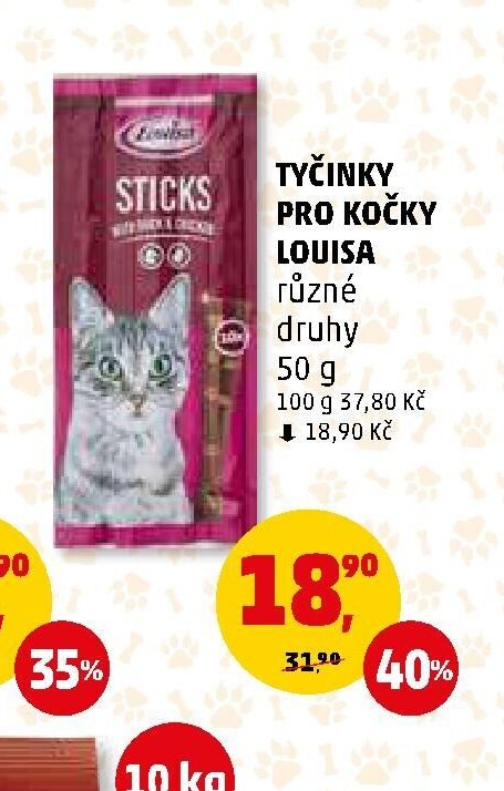 TYČINKY PRO KOČKY LOUISA