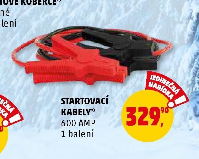 STARTOVACÍ KABELY 600 AMP