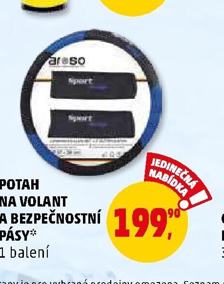 POTAH NA VOLANT A BEZPEČNOSTNÍ PÁSY