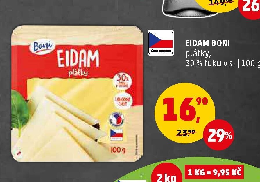 EIDAM BONI plátky 100 g