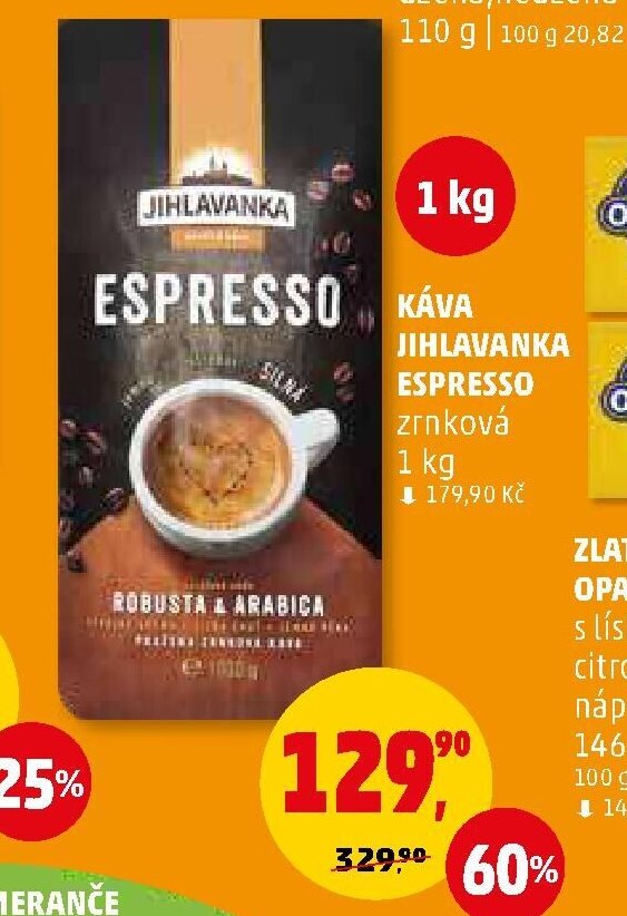 KÁVA JIHLAVANKA ESPRESSO