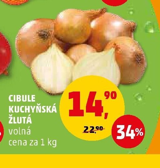 CIBULE KUCHYŇSKÁ ŽLUTÁ