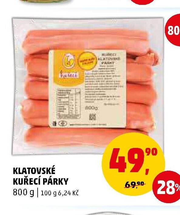 Klatovské kuřecí párky