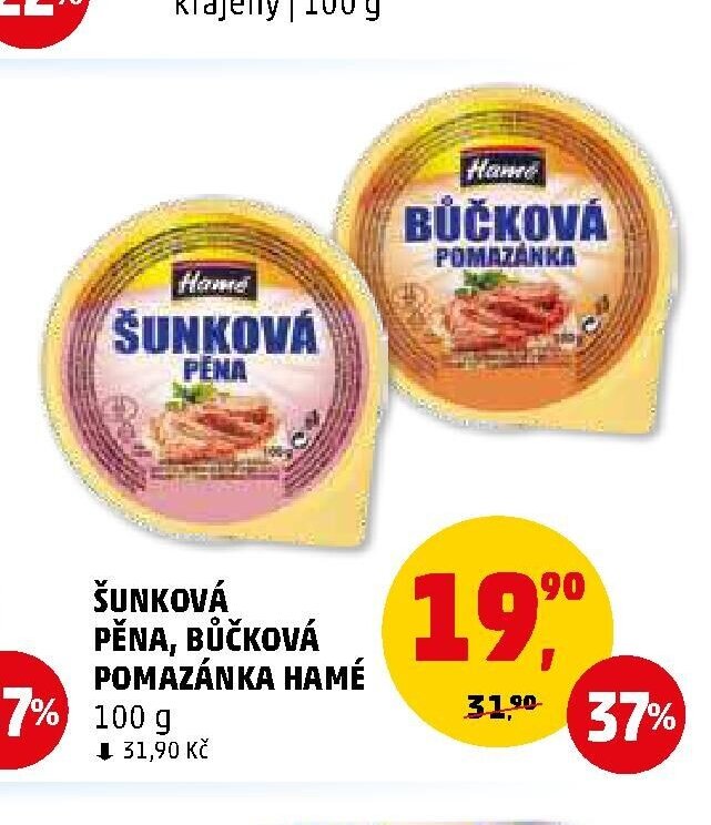 Šunková pěna, Bůčková pomazánka Hamé