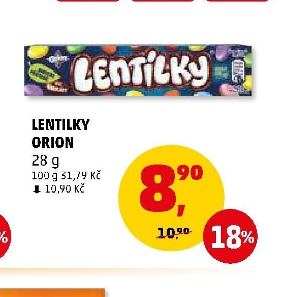 LENTILKY ORION 28 g