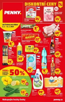 akční leták Penny Market 5.1.2023-11.1.2023