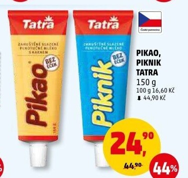 Mléko kondenzované Pikao Tatra