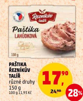 Paštika Řezníkův talíř