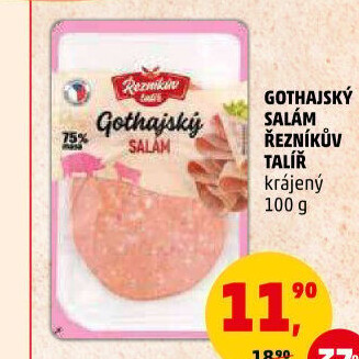 Salám Gothaj Řezníkův talíř