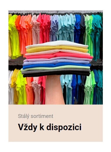 Stálý sortiment Vždy k dispozici
