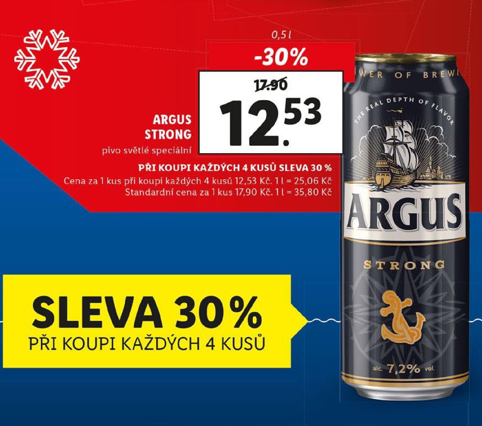 Argus Strong pivo světlé speciální