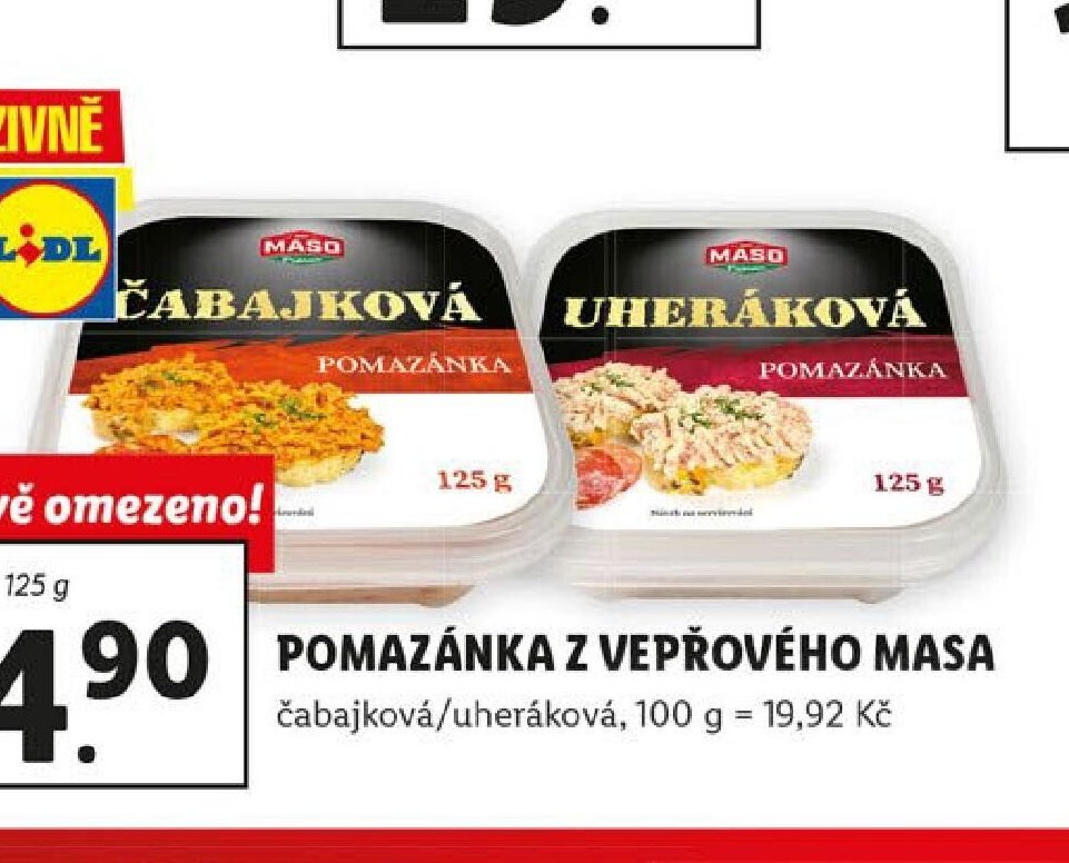 Pomazánka z vepřového masa (čabajková/uheráková)