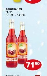 Griotka 18% Flop 0,5 l
