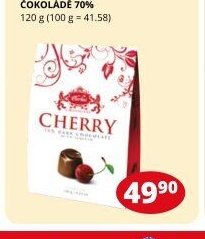 Carla višně v hořké čokoládě 120 g