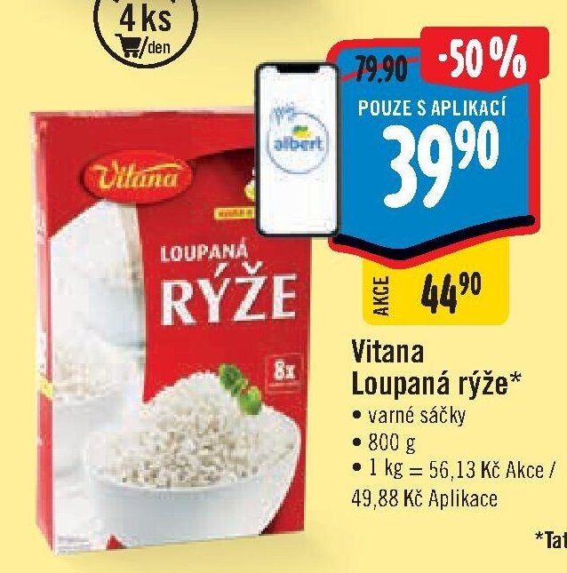 Vitana Loupaná rýže
