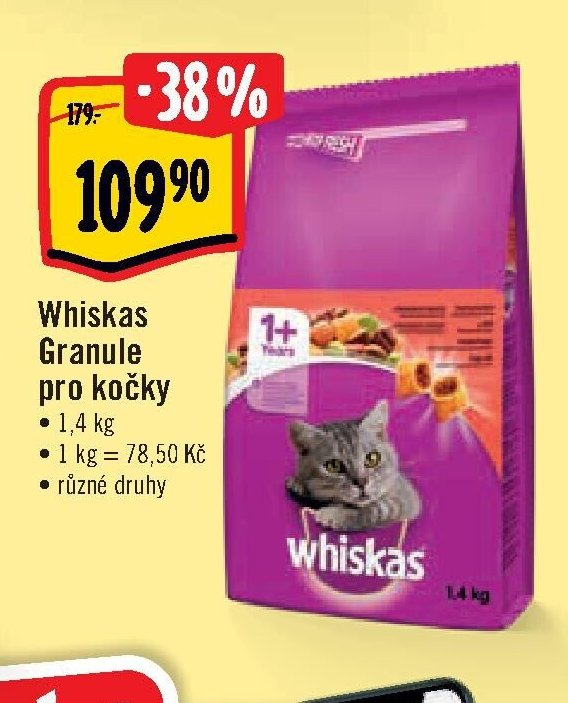 Whiskas Granule pro kočky