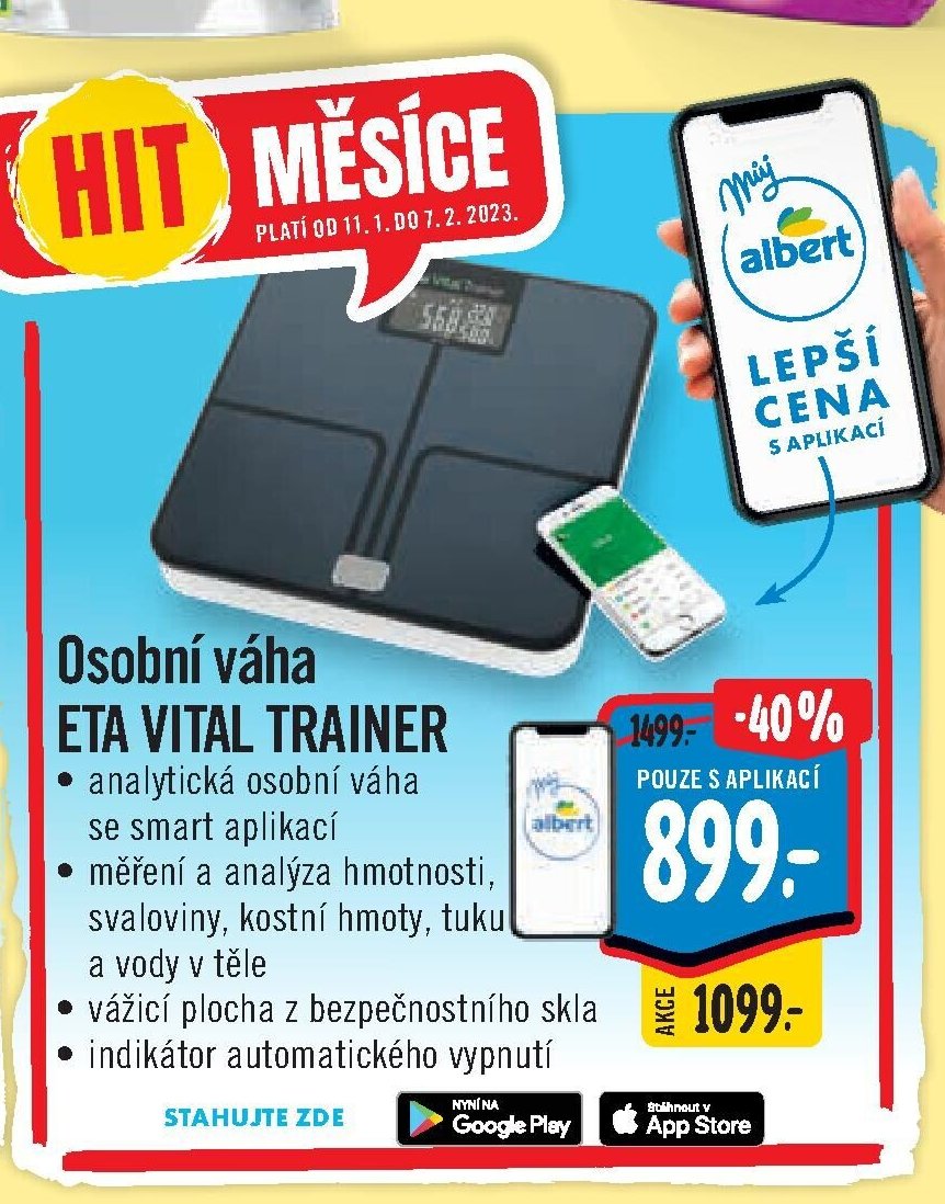 Osobní váha ETA VITAL TRAINER