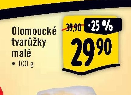 Olomoucké tvarůžky malé