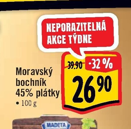 Moravský bochník 45% plátky