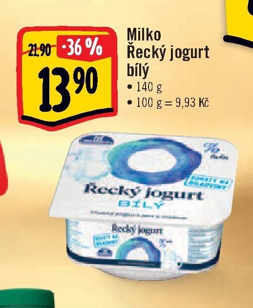 Milko Řecký jogurt bílý
