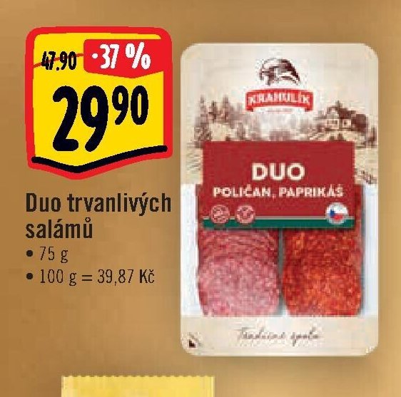Duo trvanlivých salámů