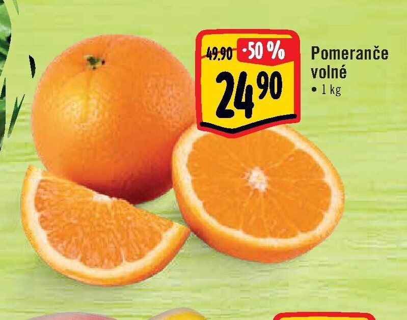 Pomeranče volné