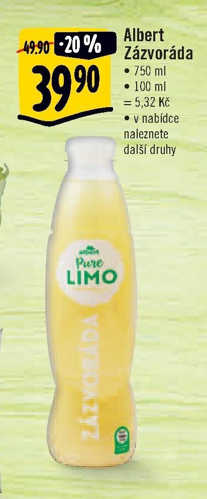 Albert Zázvoráda 750 ml