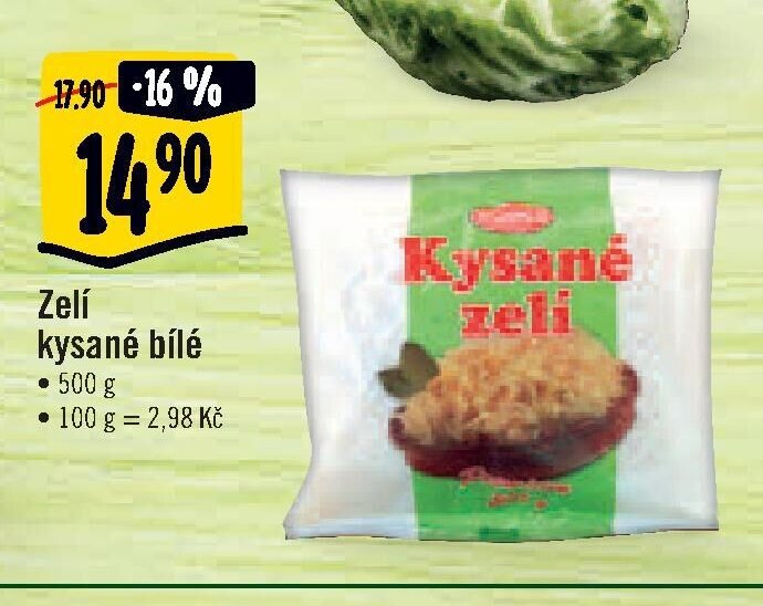 Zelí kysané bílé 500 g
