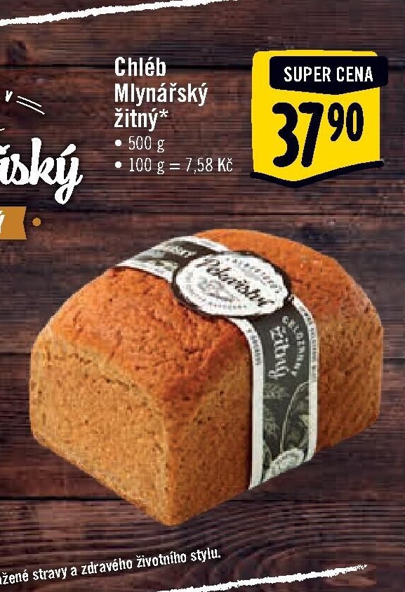 Chléb Mlynářský žitný