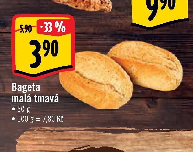 Bageta malá tmavá