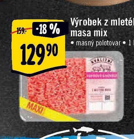 Výrobek z mletého masa mix