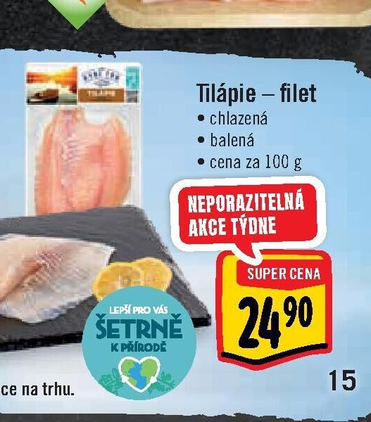 Tilápie – filet