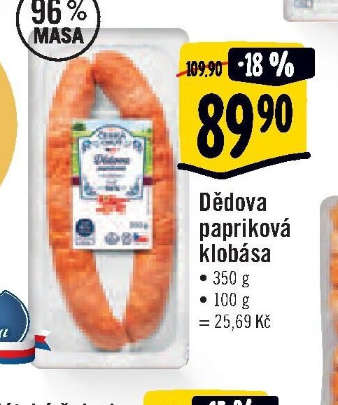 Dědova papriková klobása