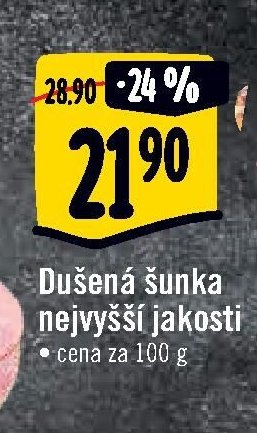 Dušená šunka nejvyšší jakosti