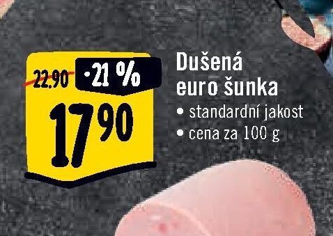 Dušená euro šunka