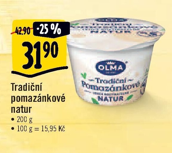 Tradiční pomazánkové natur