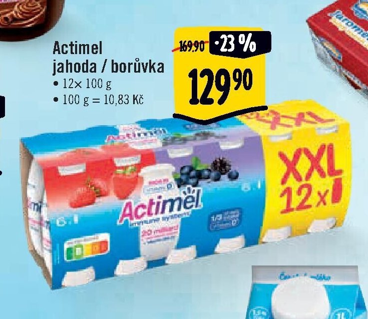 Actimel jahoda / borůvka