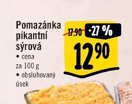 Pomazánka pikantní sýrová