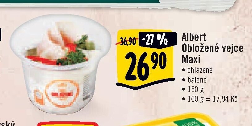 Albert Obložené vejce Maxi