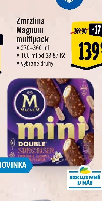Zmrzlina Magnum multipack