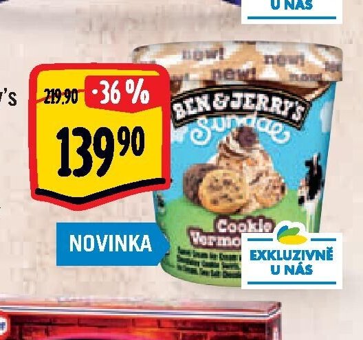 Zmrzlina Ben & Jerry's Sundae