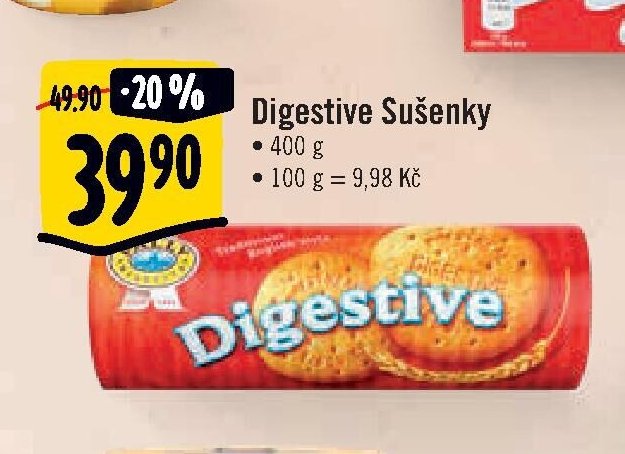 Digestive Sušenky